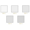 100x100mm Soft Set Polyester Drop In Filter Set Includes Soft 1, Soft 2, Soft 3, Soft 4, and Soft 5
