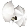Umbrella 30" Econo White Satin