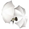 Umbrella 45" Econo White Satin