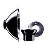 7" Universal Black Reflector