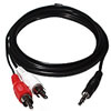 6' 3.5mm Stereo M to 2 RCA (Y) M/M
