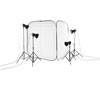 6'x6'x7' Cubelite Kit w/4xTung 500Bulb,4xStand,1x11m Wt Paper