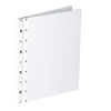 8.5"x11" Ice Nine P Portfolio White Cover, White Back, White Hinge