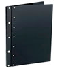 8.5"x11" Ice Nine P Portfolio Black Cover, Black Back, Black Hinge