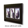 Metro 10"x20" (3-5"x7") Black with White Mat