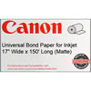 17"x150' Universal Bond Paper - Roll