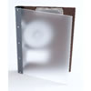 8.5" x 11" Padfolio, frosted clear / handboard