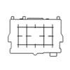 Focusing Screen Ef-D Precision Matte w/ Grid for EOS 40D