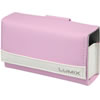 DMWDCS5CP Compact Leather Case for F2/F3/FH1/FS/FX Cameras (Pink/White leather)