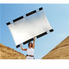 Sun-Bounce Pro 4'x6' Zebra/White Kit with Frame, Screen and Shoulder Sling Bag