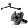 DG1108CA Hold-It Cine Arm Med Top: 1/4" - 20 screw plus nut, Bottom: 3/8" screw