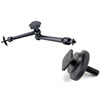 DG6145CA Hold-It Cine Arm Med Top: 1/4" - 20 screw plus nut, Bottom: 3/8" screw
