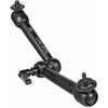MG6145CA Hold-It Cine Arm Lg Top: 1/4" - 20 screw plus nut, Bottom: 3/8" screw