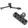 DG38CA-TA Hold-It Cine Arm with VP-TBKRT T-Bracket mounts to camera with 1/4"-20 screw