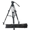 EI-7060 Series Video Tripod Kit with AT7402 Tripod, 7060H Head, Adjustable Mid-Spreader and Soft Case
