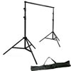Pro Duty Backdrop Support Kit includes 2 Stands, 1 Telescopic Pole and Carry Bag