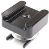 Mini Shoe to Universal Shoe Adapter for Canon Consumer, Black