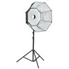 Octagon 1152 LED Studio Light with Dimmer and 4 Pin XLR Connector