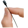 Gold Lavalier Mic w/XLR-3 Phantom P48 Power Connector - Black