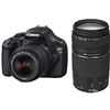 EOS Rebel T3 w/ EF-S 18-55mm IS &amp; EF 75-300mm USM (Black)