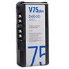V75+ 14.4V LiIon battery 75W for use with small cameras and audio , 5 additional DC outputs, V Mount