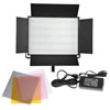 CN-1200CH LED Video Light Bi Color Barndoors, Diffuser. DC Adapter