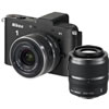 Nikon 1 V1 Black w/ 10-30mm VR &amp; 30-110mm f/3.5-5.6 VR (B)