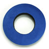 Small Round-Microfiber-Blue