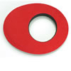 Small Oval -Microfiber-Red