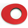 Large Oval -Microfiber-Red