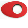 Long Oval -Microfiber-Red