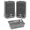 XP510i 2x250W Portable PA iPod Dock, 10ch Mixer
