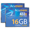 16GB Dual Pack Pro CF Cards 433X 