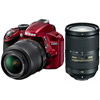 D3200 Red w/ AF-S 18-300 VR II