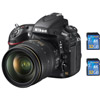 D800E Body w/ 2 x 32GB Cards