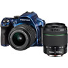 K-30 Blue w/ DA 18-55mm AL WR Lens