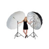 Mega Umbrella Kit with Frame Translucent and Silver Covers
