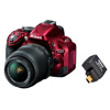 D5200 Red Wireless Bundle