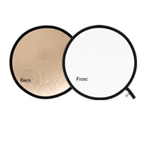 Lastolite50cm Reflector Sunfire/White