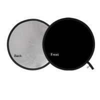 Lastolite95cm Reflector Silver/Black