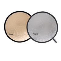 Lastolite95cm Reflector Sunfire/Silver