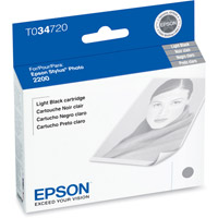 EpsonT034720 Light Black Ink Photo 2200