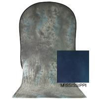 Lastolite6'x7' Dyed Collapsible Reversible Background with Train Wyoming/Mississippi