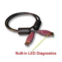 Granite32' Firewire - 6 Pin to 6 Pin w/LED