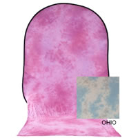 Lastolite6'x7' Dyed Collapsible Reversible Background with Train New York/Ohio