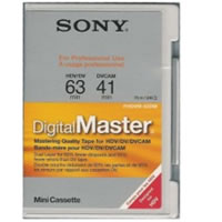 SonyPHDVM-63DM 63 Min. Pro HDV Mini Cassette