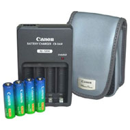 CanonA Series Accessory Power Pack Case, 4AA NiMH, Charger
