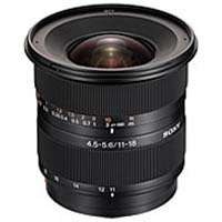 SonyDT 11-18mm f/4.5-5.6 Wide Angle Zoom Lens