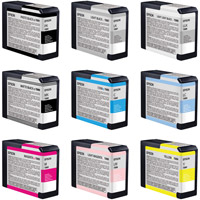 EpsonStylus Pro 3800 Color Ink Set 9 Cartridges