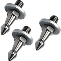 GitzoG1220.129B3 Spiked Feet set of 3 for Series 2, 3, 4 and 5 Tripods